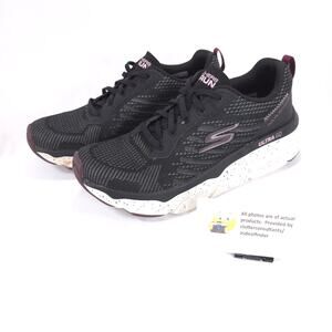 Skechers Ultra Go Run Athletic Running Lace Up Shoe Womens Size 7.5 128269 Black